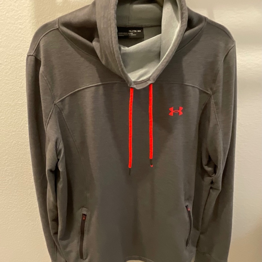 Under Armour gray sweatshirt with cowl neck